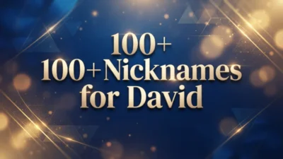 Nicknames for David