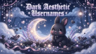 Dark Aesthetic Usernames