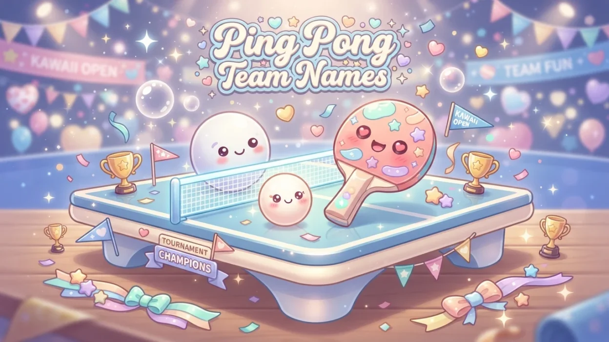 Ping Pong Team Names