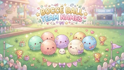 Bocce Ball Team Names